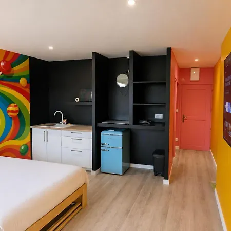 Apartment Proche Parc - Bonbon Pinata Insolite Lit King Size 4 Pers *